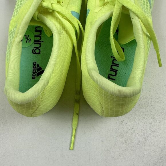 NEW Adidas Distancestar Women’s Running Shoes Track & Field Solar Yellow 11.5 - Picture 6 of 11